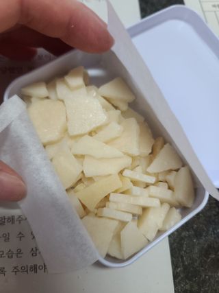 [아이스칩스] 무설탕 비건 자일리톨 캔디 7종 2개기준 — 5점을 준 리뷰어가 2021년 6월 올린 사용 사진