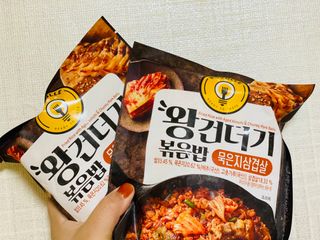 한성기업 무볼레 왕건더기 볶음밥 묵은지삼겹살 — 5점을 준 리뷰어가 2021년 10월 올린 사용 사진