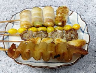 [다물꼬치] 모듬꼬치 10개 +데리야끼소스120g+매운고추소스120g — 5점을 준 리뷰어가 2021년 10월 올린 사용 사진
