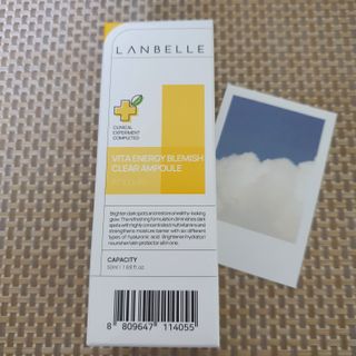 랑벨 비타 에너지 잡티 앰플 50ml 고농축 비타민, 저자극, 수분 촉촉, 미백 앰플 — 5점을 준 리뷰어가 2022년 3월 올린 사용 사진