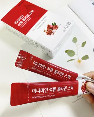 이너미인 석류 콜라겐 스틱 — 4점을 준 리뷰어가 2021년 1월 올린 사용 사진
