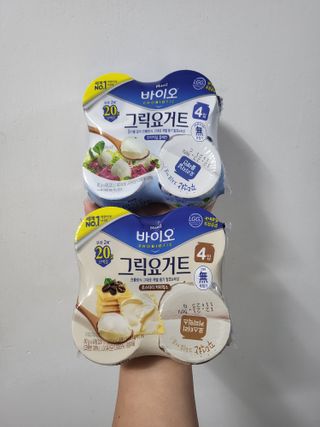 매일바이오 그릭요거트 오리지널 플레인 4개, 로스터리 커피믹스 4개 — 4점을 준 리뷰어가 2021년 12월 올린 사용 사진