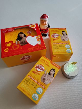 광동생활건강 [광동] 비타500데일리스틱 크리스마스 에디션 60포+20포 추가 증정&쇼핑백+스티커 gift — 5점을 준 리뷰어가 2021년 12월 올린 사용 사진