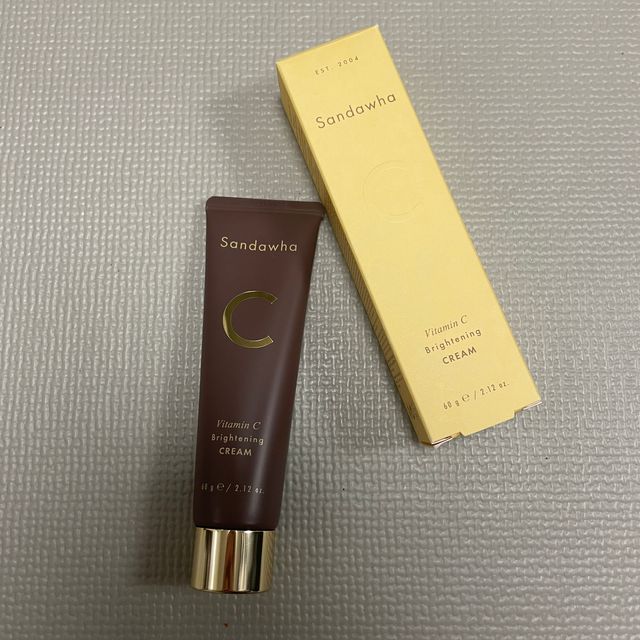산다화 비타민C 화이트닝 크림 리뷰 사진