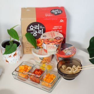 프리 [요리궁리] 타입 B (매콤,치즈,매콤까르보) 꽃떡볶이 6개입 세트 — 5점을 준 리뷰어가 2024년 12월 올린 사용 사진