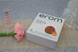 이롬 erom 황성주박사의 국산콩 두유 호두와 아몬드 — 5점을 준 리뷰어가 2020년 12월 올린 사용 사진