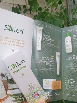 건선/아토피/트러블 두피 각질 케어 소리온 샴푸&플루이드 Shampoo & Fluid — 5점을 준 리뷰어가 2022년 2월 올린 사용 사진
