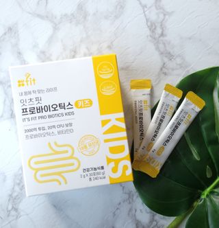 잇츠핏 프로바이오틱스 키즈 유산균 — 4점을 준 리뷰어가 2021년 3월 올린 사용 사진