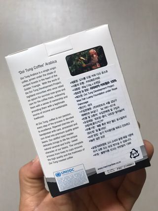 도이퉁 드립백 커피 60g 다크로스트 미디움로스트 — 5점을 준 리뷰어가 2021년 3월 올린 사용 사진