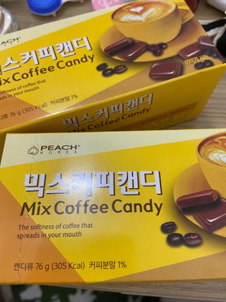 (주) 피치코리아 믹스커피캔디76g x2개입 — 5점을 준 리뷰어가 2022년 11월 올린 사용 사진
