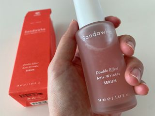 산다화 더블 이펙트 안티 링클 세럼 50ml — 4.5점을 준 리뷰어가 2023년 1월 올린 사용 사진