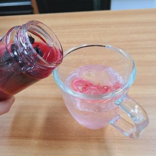 공간알파 시그니처 엘더플라워코디얼 + 핑크레몬청 2종 세트 — 5점을 준 리뷰어가 2021년 12월 올린 사용 사진