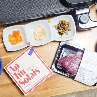 앙투어솔레 아일랜드 구워먹는 치즈 100 자연 치즈 와인안주 300g(100g x 3팩) — 5점을 준 리뷰어가 2022년 9월 올린 사용 사진