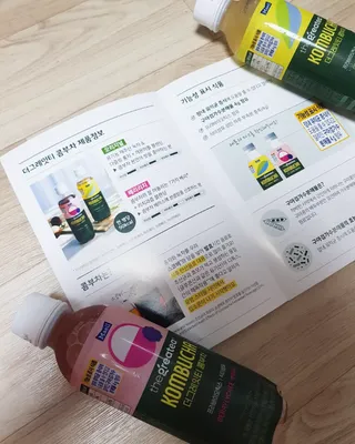 더그레잇티 콤부차 300ml *12개입 (오리지널 6개+베리리치 6개) — 3점을 준 리뷰어가 2022년 7월 올린 사용 사진
