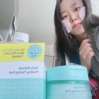 닥터에프파이브 데일리 리프레쉬 필링 토닝 패드 60매 — 4점을 준 리뷰어가 2022년 5월 올린 사용 사진