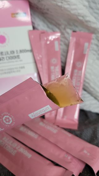 주식회사 얼굴반쪽 [얼굴반쪽 가르시니아 2,800mg] x 14포 1주 젤리 다이어트 보조제 체지방감소 — 5점을 준 리뷰어가 2021년 10월 올린 사용 사진