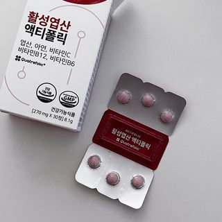 [리노브] 4세대 활성엽산 액티폴릭 270mg x 30정 — 5점을 준 리뷰어가 2022년 8월 올린 사용 사진