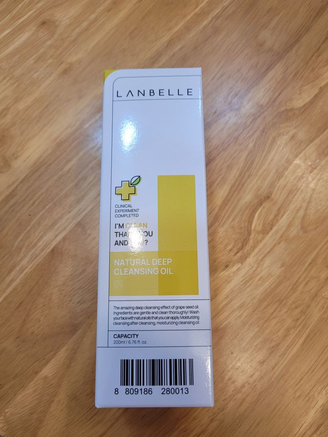 랑벨 내츄럴 딥 클렌징 오일 200ml (저자극 약산성 천연 클렌징) 리뷰 사진