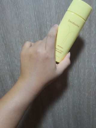 스킨큐어 산다화 유기농 레몬썬크림 — 5점을 준 리뷰어가 2021년 7월 올린 사용 사진