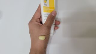 랑벨 비타 에너지 잡티 크림 75ml (피부 속 기미완화크림) — 4.5점을 준 리뷰어가 2022년 6월 올린 사용 사진