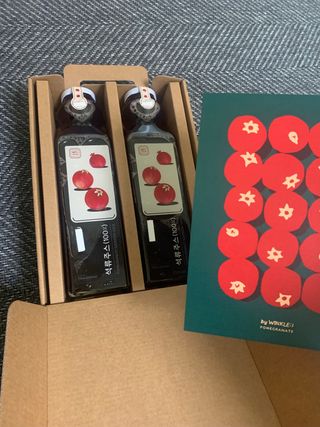 [바이윙클] 페르시아 유기농 석류 착즙주스 750ml 2병 + 선물박스 세트 — 5점을 준 리뷰어가 2022년 2월 올린 사용 사진