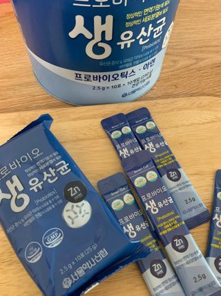 서울약사신협_프로바이오생유산균_2.5G x 100포 — 5점을 준 리뷰어가 2021년 4월 올린 사용 사진