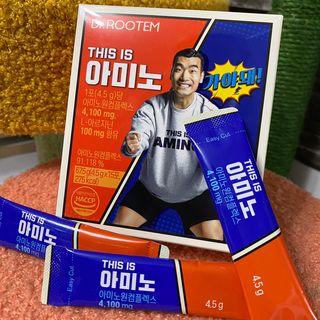 [닥터루템] THIS IS 아미노 디스이즈아미노 필수 조원희 아미노산 1box(15포) — 3점을 준 리뷰어가 2023년 1월 올린 사용 사진