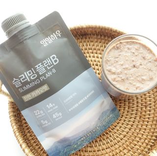 일일하우 슬리밍 플랜B 고소한 귀리맛, 진한 카카오맛 (체중조절식) — 5점을 준 리뷰어가 2023년 5월 올린 사용 사진