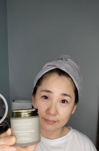 마리엔메이 시카 티트리 수딩 워시오프 마스크팩 125g — 5점을 준 리뷰어가 2022년 4월 올린 사용 사진