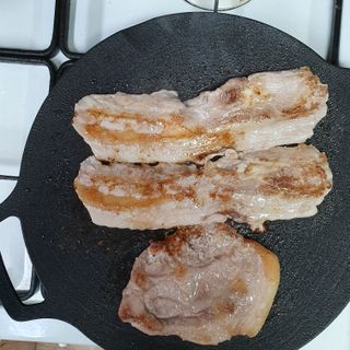 찐신선 미국 냉동 목살 & 네덜란드 냉동 삼겹살 — 5점을 준 리뷰어가 2021년 8월 올린 사용 사진