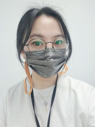 에어에이드 컬러 덴탈 마스크 — 5점을 준 리뷰어가 2021년 8월 올린 사용 사진
