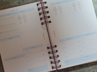 리훈 숨은라인찾기 운동일지 다이어트 일기 식단 다이어리 습관 계획표 — 4점을 준 리뷰어가 2023년 6월 올린 사용 사진