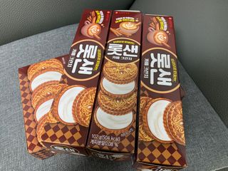 롯데제과 롯샌 카페크런치 — 5점을 준 리뷰어가 2021년 10월 올린 사용 사진
