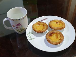 디앙뜨 포르투갈 에그타르트 오리지널 맛+패션후르츠+초콜릿타르트 맛 중 택1 — 5점을 준 리뷰어가 2021년 8월 올린 사용 사진
