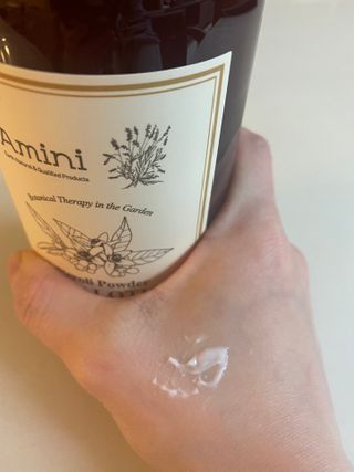 아미니 플라워테라피 바디로션  500ml 시리즈 — 4점을 준 리뷰어가 2021년 1월 올린 사용 사진