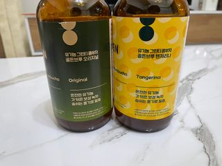 골든브루 콤부차 골든브루 유기농 그린티 콤부차 2종 2병 — 5점을 준 리뷰어가 2021년 12월 올린 사용 사진