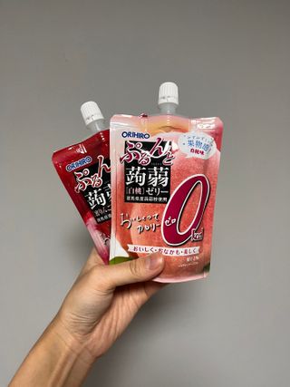 ORIHIRO 오리히로 곤약젤리 제로칼로리 130g 4종 4팩(맛별로 1팩씩) — 5점을 준 리뷰어가 2023년 3월 올린 사용 사진