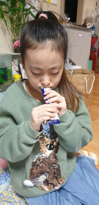 키즈텐플러스 연세 키즈텐 플러스 1개월 — 5점을 준 리뷰어가 2021년 3월 올린 사용 사진