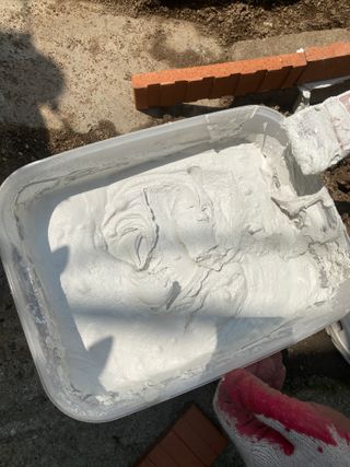 [신흥산업] 붙이는 벽돌 황토 파벽돌 230mm 45장,  욕실 인테리어 실내장식 셀프인테리어 — 5점을 준 리뷰어가 2023년 6월 올린 사용 사진