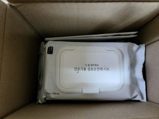[생활공작소] 건조기용 섬유유연제 시트 80매 x 2입 — 5점을 준 리뷰어가 2021년 2월 올린 사용 사진