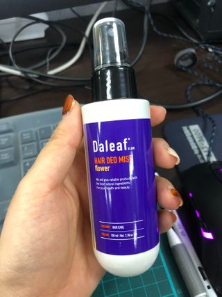 달리프 글램 헤어 데오미스트 100ml 라벤더 or 플라워 — 3점을 준 리뷰어가 2021년 1월 올린 사용 사진