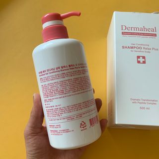 더마힐 헤어 컨디셔닝 샴푸 릴렉스 500ml — 4점을 준 리뷰어가 2021년 3월 올린 사용 사진