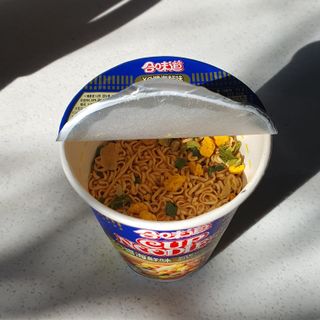 NISSIN 닛신 컵누들  4종 - 씨푸드오리지날, 씨푸드 스파이시, 씨푸드 커리, 씨푸드 XO소스 — 4점을 준 리뷰어가 2022년 12월 올린 사용 사진