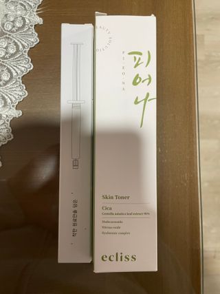 에클리스 피어나 스킨토너 — 5점을 준 리뷰어가 2022년 1월 올린 사용 사진