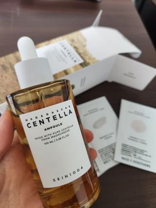 [스킨1004] 마다가스카르 센텔라 앰플 100ml — 5점을 준 리뷰어가 2024년 5월 올린 사용 사진