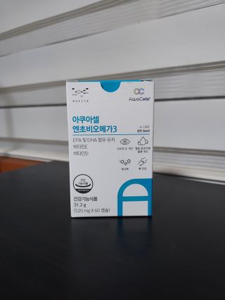 메디포스트 모비타 아쿠아셀 엔초비오메가3 60캡슐 — 5점을 준 리뷰어가 2022년 12월 올린 사용 사진