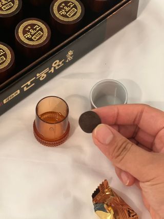 광동생활건강 프리 미션 [광동] 광옥고 보력환 (3.75 g x 30환) — 4.5점을 준 리뷰어가 2025년 8월 올린 사용 사진