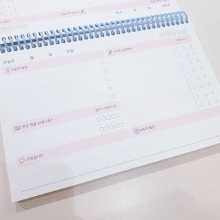 리훈 차일드라이크 초등학생 스터디 플래너 — 5점을 준 리뷰어가 2021년 10월 올린 사용 사진