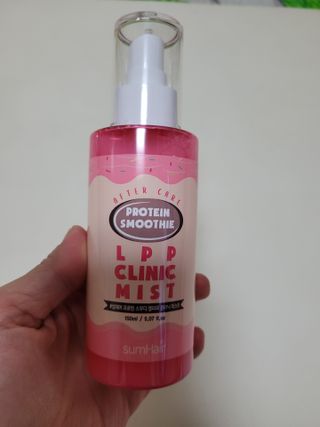 썸헤어 / SUMHAIR [썸헤어] 프로틴 스무디 클리닉 미스트 150ml — 5점을 준 리뷰어가 2021년 6월 올린 사용 사진