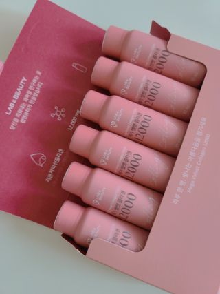 랩앤뷰티 메가 벨벳 콜라겐 12000 — 5점을 준 리뷰어가 2021년 5월 올린 사용 사진